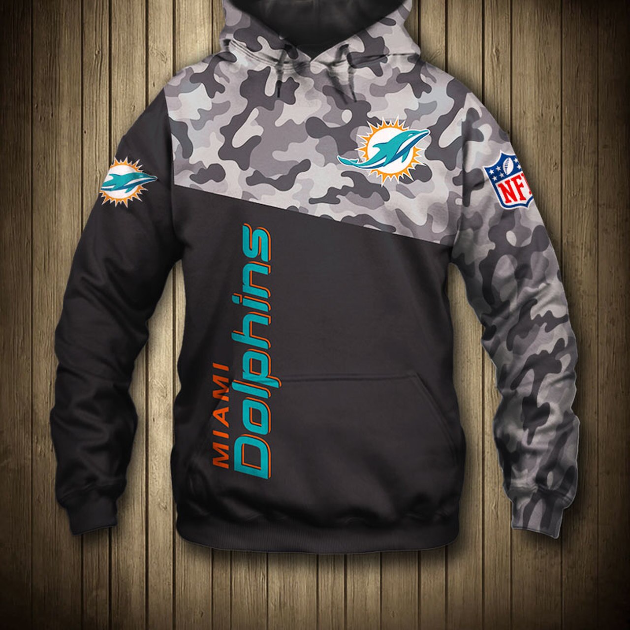 Custom Miami Dolphins 3D Hoodie, Eye-Catching Gifts For Fans