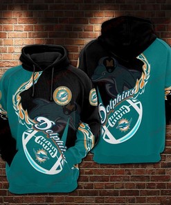 Custom Miami Dolphins Nfl 3D Printed Hoodie - Perfect Gift For Fans