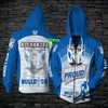 Custom Name 3D All Over Printed Hoodie - Nrl Hoodie Canterbury Bankstown Bulldogs 
