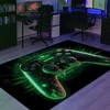 Customizable Game Controller Area Rug for Gaming Room Decor - Add Some Fun to Your Room