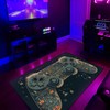 Customizable Game Room Themed Rugs - Personalized Game Carpet for Teen Boys Bedroom - Upgrade Your Room Decor