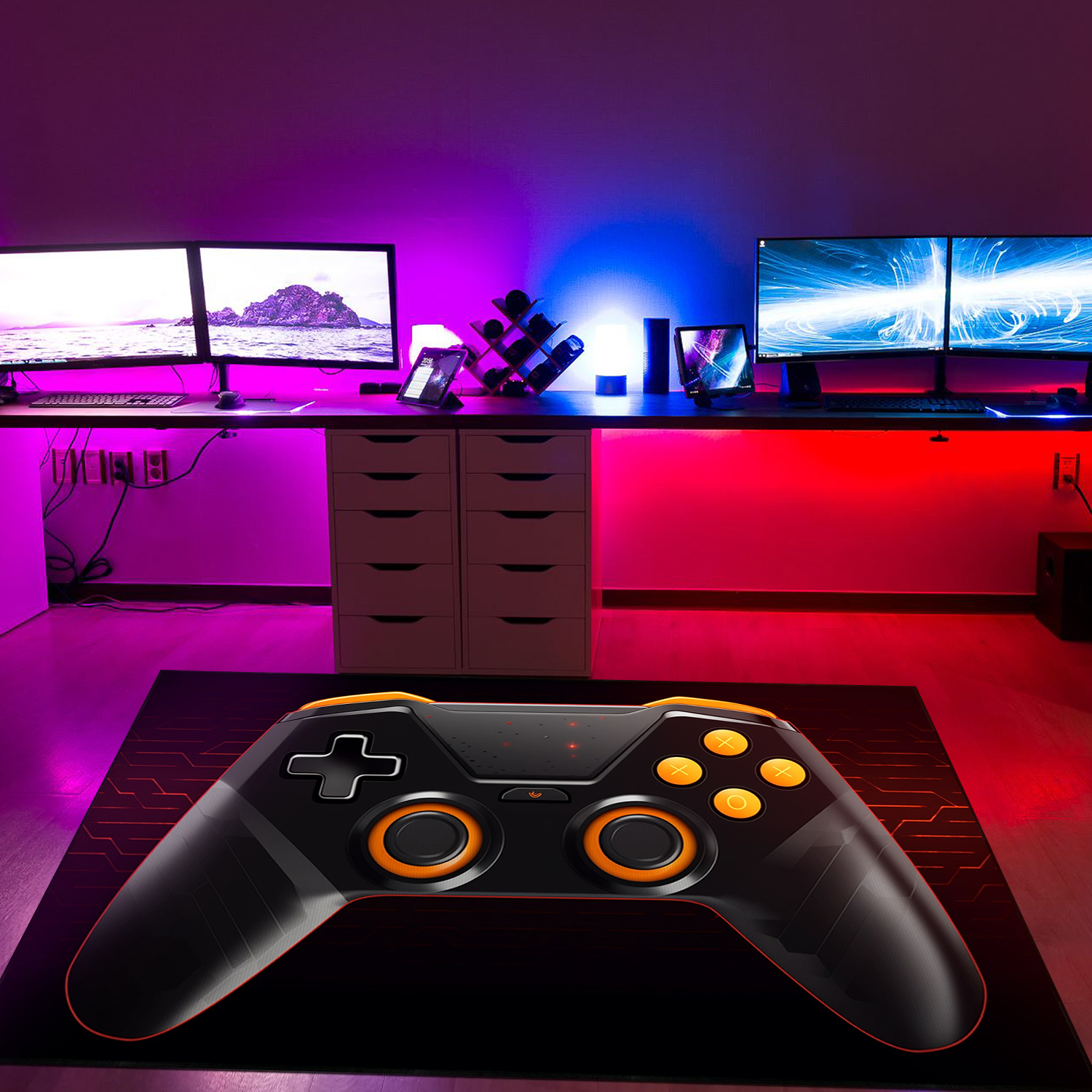 Customizable Gaming Area Rug for Teen Boy's Bedroom - Add Style to Your Room - Image 3