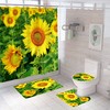 Customize Your Bathroom Decor with Sunflower Shower Curtain
