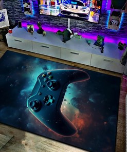 Customize Your Own Game Room Themed Area Rugs - Perfect for Teen Boys and Game Room Setup
