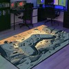 Customized Game Room Carpet for Boys - Upgrade Your Game Room Decor - 3D Game Controller Design