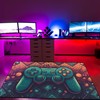 Customized Game Room Carpet for Kids - Shufflezone Game Area Rug with Game Room Rugs for Living Room - Large Game Rug Design T03