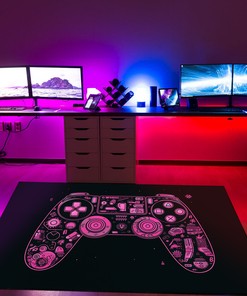Customized Game Room Carpet for Kids - Shufflezone Game Rug - Personalized Gaming Room Area Rug for Boys T10