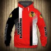 Cute 3D Design Chicago Blackhawks Nhl Hoodie - Perfect For Fans 