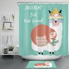 Cute Alpaca Sloth Cactus Shower Curtain - Perfect For Nature Lovers