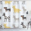 Cute And Adorable Dog Shower Curtain For Any Bathroom Decor