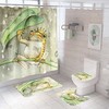 Cute And Girly Frog Waterproof Shower Curtain - A Perfect Addition To Your Bathroom Decor