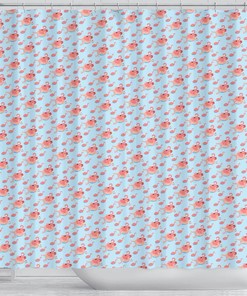 Cute And Quirky Flamingo Shower Curtain For A Fun Bathroom