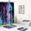 Cute And Scenic Mushroom Shower Curtain For Bathroom Decor