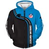 Cute And Stylish Carolina Panthers Zip Hoodie - Perfect Pullover Gift For Fans