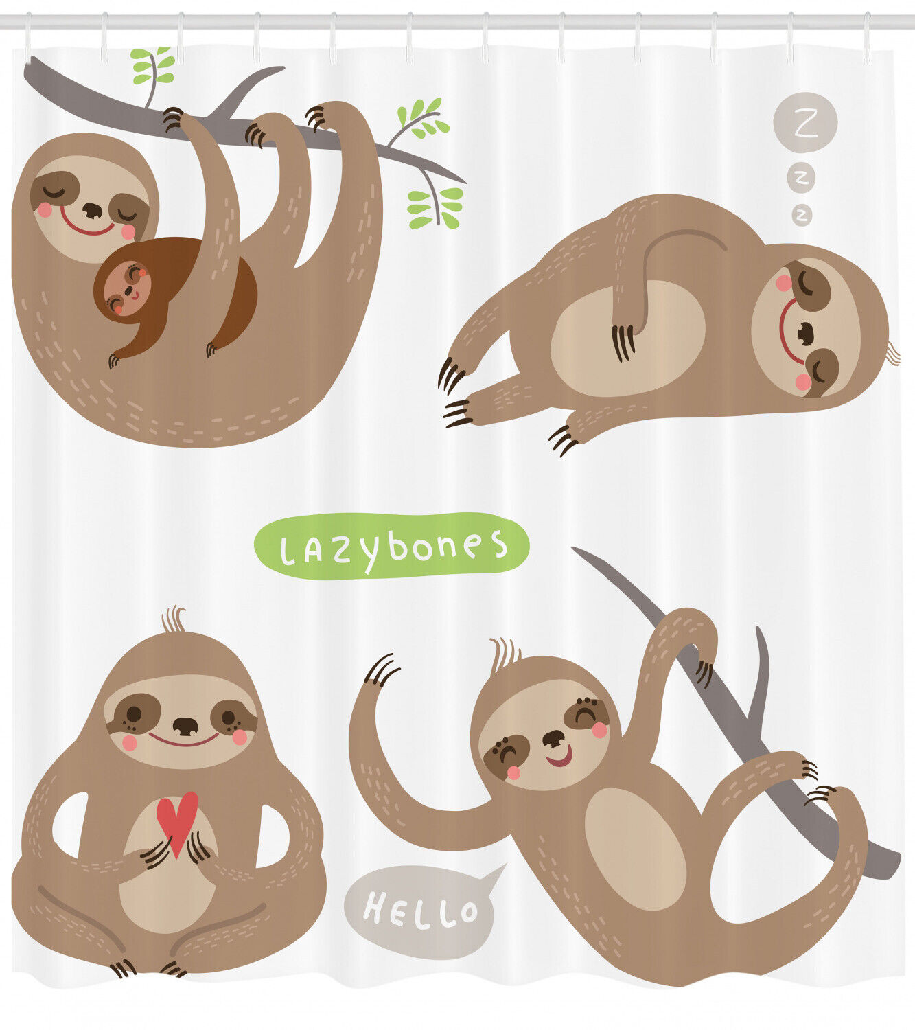 Cute Animal Shower Curtain for Kids Bathroom, Create a Fun Atmosphere