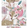 Cute Animal Sika Deer Print Shower Curtain For A Whimsical And Charming Bathroom