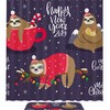 Cute Animal Sloth Shower Curtain For A Playful Bathroom