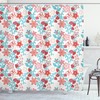 Cute Berries Print Floral Shower Curtain, Adorable And Sweet Bathroom Decor