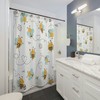 Cute Bumblebee Waterproof Fabric Shower Curtain