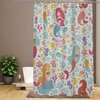 Cute Cartoon Mermaid Girls Shower Curtain, Decorative Bathroom Curtain with Ocean Theme and VISALUNA Keyword
