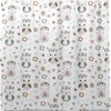 Cute Cartoon Owl Shower Curtain Modern Home Bathroom Hotel Spa Decorations Waterproof Fabric