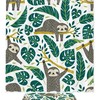 Cute Cartoon Sloths Shower Curtain - Fun And Whimsical Bathroom Accessory
