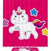 Cute Cat Unicorn Waterproof Shower Curtain For Magical Bathroom Decor