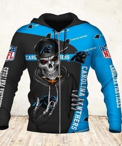 Cute Death Gifts For Fans 3D Zip Hoodie All Over Print Buffalo Bills Hoodie With Cartoon-Inspired Design