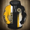 Cute Design All Over Print Boston Bruins Hoodie 3D Pullover Nhl