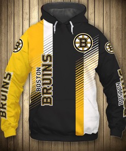 Cute Design All Over Print Boston Bruins Hoodie 3D Pullover Nhl