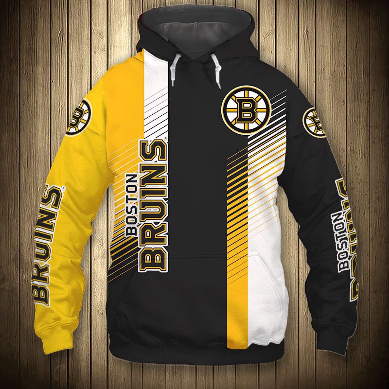 Cute Design All Over Print Boston Bruins Hoodie 3D Pullover Nhl
