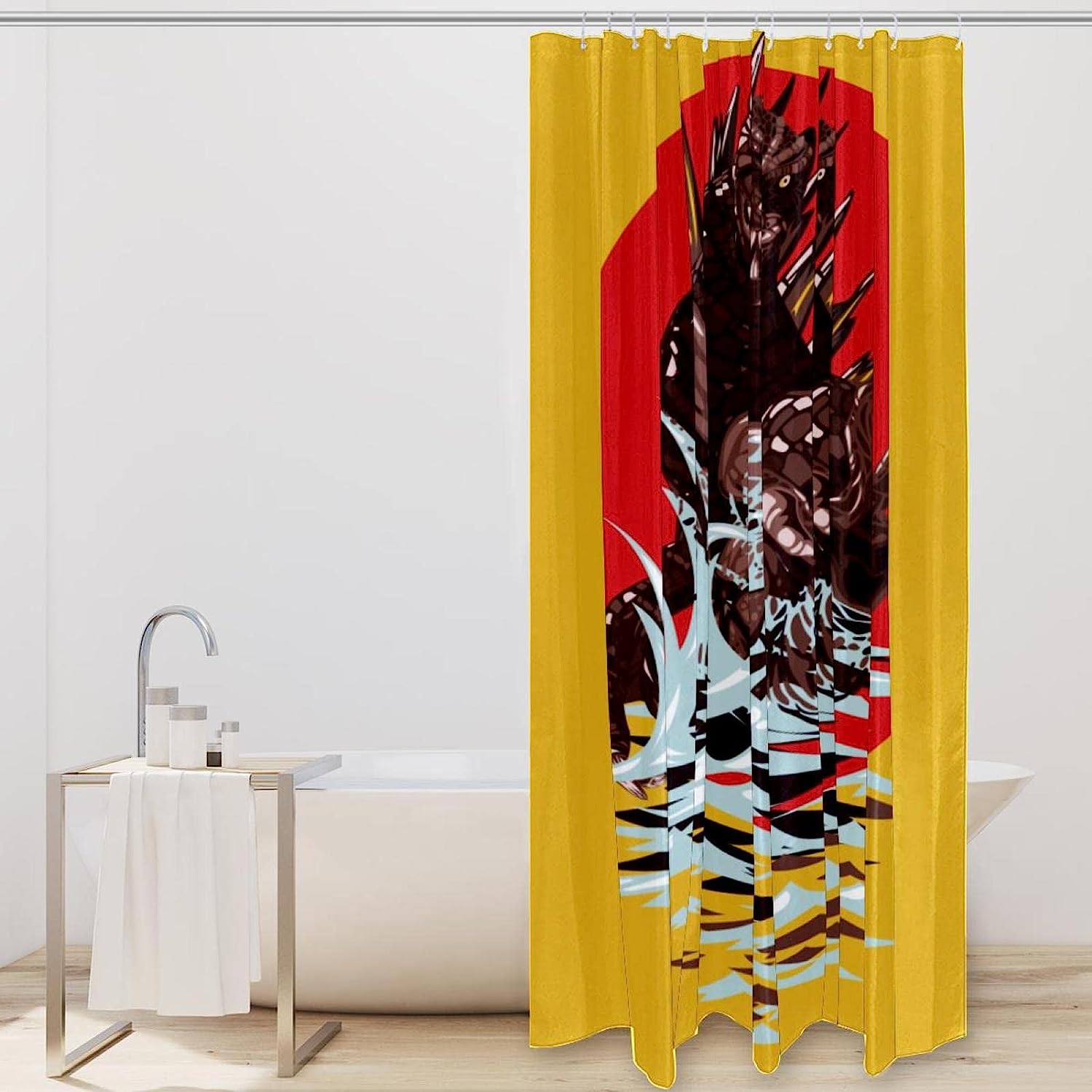 Cute Dinosaur Shower Curtain For Animal Lovers - Image 2
