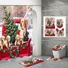 Cute Dog Printed Shower Curtain - Waterproof And Durable
