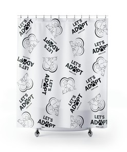Cute Dogs Shower Curtain For Artistic & Colorful Bathroom Decor & Gift  