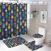 Cute Dolphin and Pineapple Shower Curtain for Bathroom - Unique Shower Curtain Ideas for Kids Bathroom