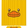 Cute Duck Face Shower Curtain - Waterproof Fabric For Bathroom