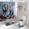 Cute Elephant Family Shower Curtain For Your Bathroom