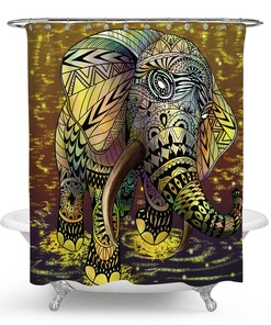 Cute Elephant Shower Curtain For Your Bathroom
