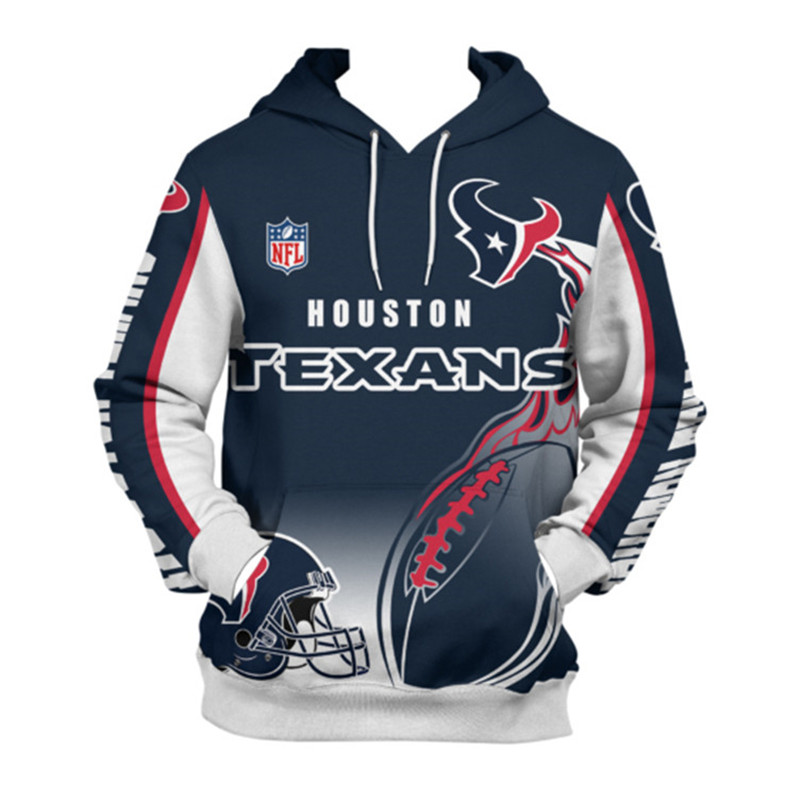 Cute Flame Balls Graphic Houston Texans Hoodie 3D All Over Print, Ideal For Fans
