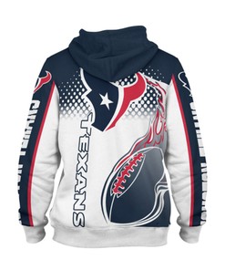 Cute Flame Balls Graphic Houston Texans Hoodie 3D All Over Print, Ideal For Fans
