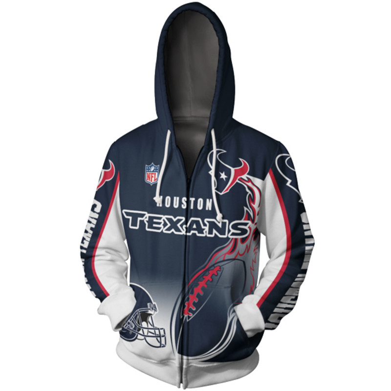 Cute Flame Balls Graphic Houston Texans Hoodie 3D All Over Print, Ideal For Fans