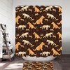 Cute Friends Shower Curtain - Funny Mouse Dog Cat Design For Bathroom