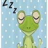 Cute Frog Prince Shower Curtain For A Cartoon-Lover'S Bathroom
