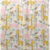 Cute Giraffe and Monkey Shower Curtain Modern Home Bathroom Hotel Spa Decorations Waterproof Fabric