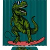 Cute Green Dinosaur Shower Curtain Made With High-Quality And Waterproof Fabric For A Durable Bathroom Decor