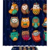 Cute Indian Owl Print Shower Curtain For Rustic And Nature-Inspired Bathroom Decor