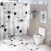 Cute Leopard Animal Shower Curtain for Bathroom - Vibrant Shower Curtain Combination for Nature Lovers