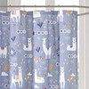 Cute Liam The Llama Print Shower Curtain for Animal Lovers