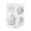 Cute Little Elephant For Kids Restroom Shower Curtain, Durable Fabric For Playful Bathroom Decor