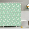 Cute Llama Fabric Bathroom Shower Curtain - Whimsical Animal Decor for Kids Bathroom 